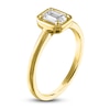 Thumbnail Image 1 of Emerald-Cut Diamond Solitaire Ring 1/2 ct tw 14K Yellow Gold (I/SI2)