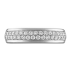 Thumbnail Image 3 of Diamond Pave Wedding Band 1/2 ct tw 14K White Gold 5.0mm