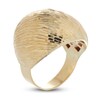 Thumbnail Image 2 of Italia D'Oro Diamond-Cut Ring 14K Yellow Gold