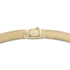 Thumbnail Image 2 of Italia D'Oro Reversible Omega Chain Necklace 14K Yellow Gold 18" 6.0mm