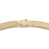 Thumbnail Image 3 of Italia D'Oro Reversible Omega Chain Necklace 14K Yellow Gold 18" 6.0mm