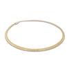 Thumbnail Image 3 of Italia D'Oro Reversible Omega Chain Necklace 14K Yellow Gold 18" 6.0mm