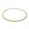 Thumbnail Image 4 of Italia D'Oro Reversible Omega Chain Necklace 14K Yellow Gold 18" 6.0mm
