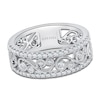 Thumbnail Image 1 of Kirk Kara Round Diamond 1/2 ct tw Wide Lace Wedding Band 14K White Gold