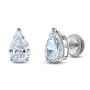 Thumbnail Image 2 of Pear-Shaped Lab-Grown Diamond Solitaire Stud Earrings 1/2 ct tw 14K White Gold (F/SI2)