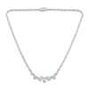 Thumbnail Image 3 of Pnina Tornai Pear-Shaped & Round-Cut Lab-Grown Diamond Necklace 10 ct tw 14K White Gold