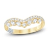 Thumbnail Image 1 of Pnina Tornai Marquise & Round-Cut Diamond Chevron Anniversary Ring 1/2 ct tw 14K Yellow Gold