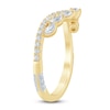 Thumbnail Image 2 of Pnina Tornai Marquise & Round-Cut Diamond Chevron Anniversary Ring 1/2 ct tw 14K Yellow Gold