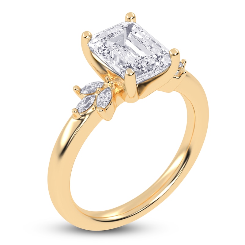 Main Image 2 of Radiant-Cut Created By Jared Studio Lab-Grown Diamond Engagement Ring 2-1/6 ct tw 14K Yellow Gold