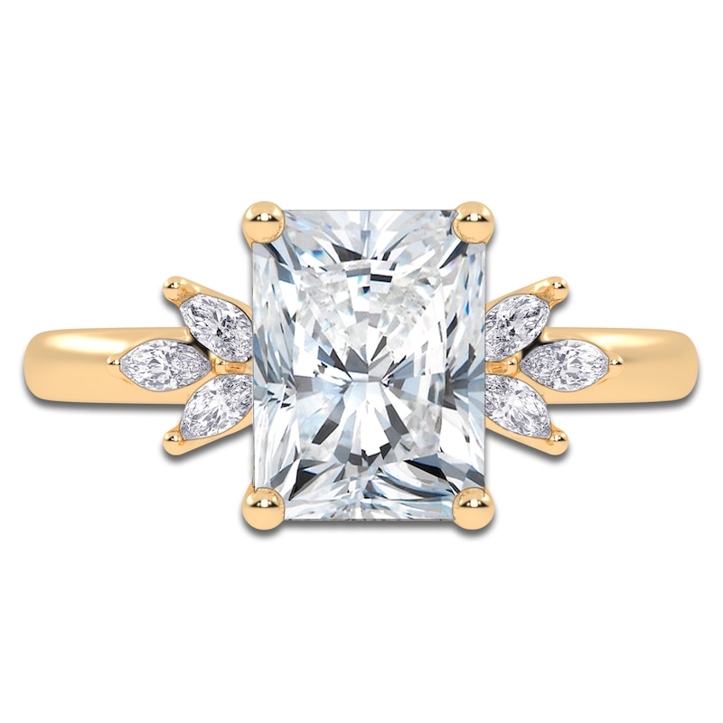 Main Image 3 of Radiant-Cut Created By Jared Studio Lab-Grown Diamond Engagement Ring 2-1/6 ct tw 14K Yellow Gold