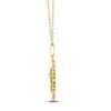 Thumbnail Image 3 of Daisy Birth Flower Diamond Necklace 1/4 ct tw 10K Yellow Gold 18"