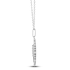 Thumbnail Image 3 of Hawthorn Birth Flower Diamond Necklace 1/4 ct tw Sterling Silver 18"