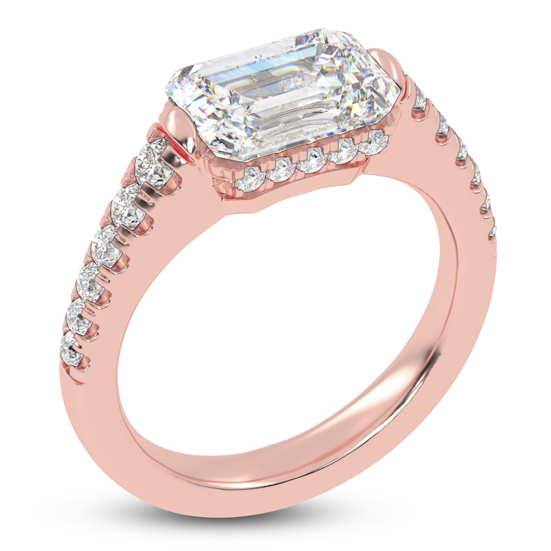 Main Image 2 of Radiant-Cut Created By Jared Studio Lab-Grown Diamond Engagement Ring 2-1/3 ct tw 14K Rose Gold