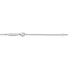 Thumbnail Image 3 of Unspoken Diamond Halo Necklace 1/2 ct tw 14K White Gold 18"