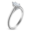 Thumbnail Image 2 of Marquise-Cut Lab-Grown Diamond Solitaire Plus Engagement Ring 1/2 ct tw Platinum (VS2/F)