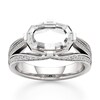 Thumbnail Image 1 of J'Lure Lab-Grown Diamond Oval Portrait-Cut Engagement Ring 2-3/8 ct tw 18K White Gold