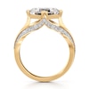 Thumbnail Image 2 of J'Lure Lab-Grown Diamond Carre Step-Cut Engagement Ring 3-1/2 ct tw 18K Yellow Gold