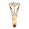 Thumbnail Image 3 of J'Lure Lab-Grown Diamond Carre Step-Cut Engagement Ring 3-1/2 ct tw 18K Yellow Gold