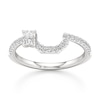 Thumbnail Image 1 of J'Lure Radiant Brilliant-Cut Lab-Grown Diamond Contour Wedding Band 3/8 ct tw 18K White Gold