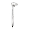 Thumbnail Image 3 of J'Lure Radiant Brilliant-Cut Lab-Grown Diamond Contour Wedding Band 3/8 ct tw 18K White Gold