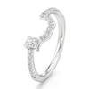 Thumbnail Image 4 of J'Lure Radiant Brilliant-Cut Lab-Grown Diamond Contour Wedding Band 3/8 ct tw 18K White Gold