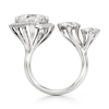 Thumbnail Image 2 of J'Lure Carre Step-Cut Lab-Grown Diamond Engagement Ring 3-3/8 ct tw 18K White Gold