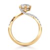 Thumbnail Image 2 of J'Lure Pentagon Brilliant-Cut Lab-Grown Diamond Bypass Engagement Ring 1-1/3 ct tw 18K Yellow Gold
