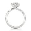 Thumbnail Image 2 of J'Lure Octagon Brilliant-Cut Lab-Grown Diamond Bypass Engagement Ring 2-1/2 ct tw 18K White Gold