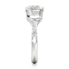 Thumbnail Image 3 of J'Lure Octagon Brilliant-Cut Lab-Grown Diamond Bypass Engagement Ring 2-1/2 ct tw 18K White Gold