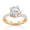 Thumbnail Image 1 of J'Lure Pentagon Brilliant-Cut Lab-Grown Diamond Bypass Engagement Ring 3-1/2 ct tw 18K Yellow Gold