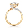 Thumbnail Image 2 of J'Lure Pentagon Brilliant-Cut Lab-Grown Diamond Bypass Engagement Ring 3-1/2 ct tw 18K Yellow Gold