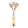 Thumbnail Image 3 of J'Lure Pentagon Brilliant-Cut Lab-Grown Diamond Bypass Engagement Ring 3-1/2 ct tw 18K Yellow Gold