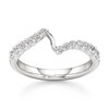 Thumbnail Image 1 of J'Lure Lab-Grown Diamond Contour Wedding Band 3/8 ct tw 18K White Gold