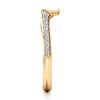 Thumbnail Image 3 of J'Lure Lab-Grown Diamond Contour Wedding Band 1/5 ct tw 18K Yellow Gold