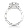 Thumbnail Image 2 of J'Lure Square-Emerald Step-Cut Lab-Grown Diamond Engagement Ring 4-1/2 ct tw 18K White Gold