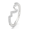 Thumbnail Image 4 of J'Lure Lab-Grown Diamond Angled Contour Wedding Band 1/4 ct tw 18K White Gold