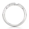 Thumbnail Image 2 of J'Lure Lab-Grown Diamond Angled Contour Wedding Band 1/3 ct tw 18K White Gold