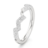 Thumbnail Image 4 of J'Lure Lab-Grown Diamond Angled Contour Wedding Band 1/3 ct tw 18K White Gold