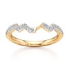 Thumbnail Image 1 of J'Lure Lab-Grown Diamond Angled Contour Wedding Band 1/4 ct tw 18K Yellow Gold