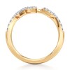 Thumbnail Image 2 of J'Lure Lab-Grown Diamond Angled Contour Wedding Band 1/4 ct tw 18K Yellow Gold