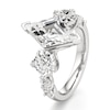 Thumbnail Image 4 of J'Lure Lozenge Step-Cut Lab-Grown Diamond Engagement Ring 5-1/3 ct tw 18K White Gold