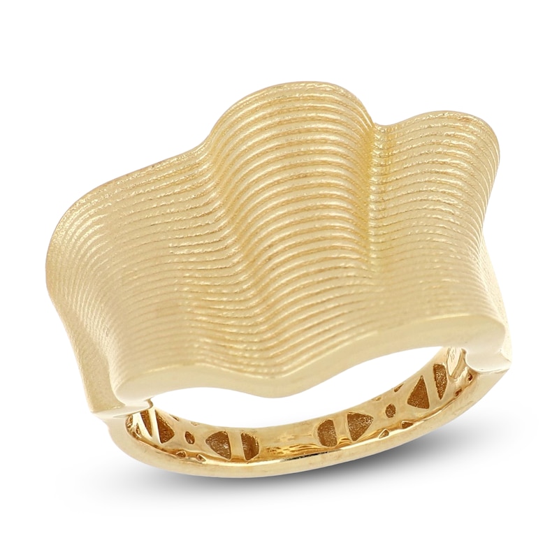 Main Image 1 of Italia D'Oro Ribbon Ring 14K Yellow Gold