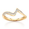 Thumbnail Image 1 of J'Lure Lab-Grown Diamond Contour Wedding Band 1/6 ct tw 18K Yellow Gold