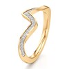 Thumbnail Image 4 of J'Lure Lab-Grown Diamond Contour Wedding Band 1/6 ct tw 18K Yellow Gold