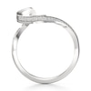 Thumbnail Image 2 of J'Lure Lab-Created Diamond Contour Wedding Band 1/6 ct tw 18K White Gold