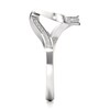 Thumbnail Image 3 of J'Lure Lab-Created Diamond Contour Wedding Band 1/6 ct tw 18K White Gold