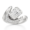 Thumbnail Image 1 of J'Lure Imperial-Emerald Step-Cut Lab-Grown Diamond Engagement Ring 3 ct tw 18K White Gold