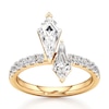 Thumbnail Image 1 of J'Lure Kite Step-Cut Two-Stone Lab-Created Diamond Engagement Ring 1-7/8 ct tw 18K Yellow Gold