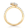 Thumbnail Image 2 of J'Lure Kite Step-Cut Two-Stone Lab-Created Diamond Engagement Ring 1-7/8 ct tw 18K Yellow Gold