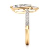 Thumbnail Image 3 of J'Lure Kite Step-Cut Two-Stone Lab-Created Diamond Engagement Ring 1-7/8 ct tw 18K Yellow Gold
